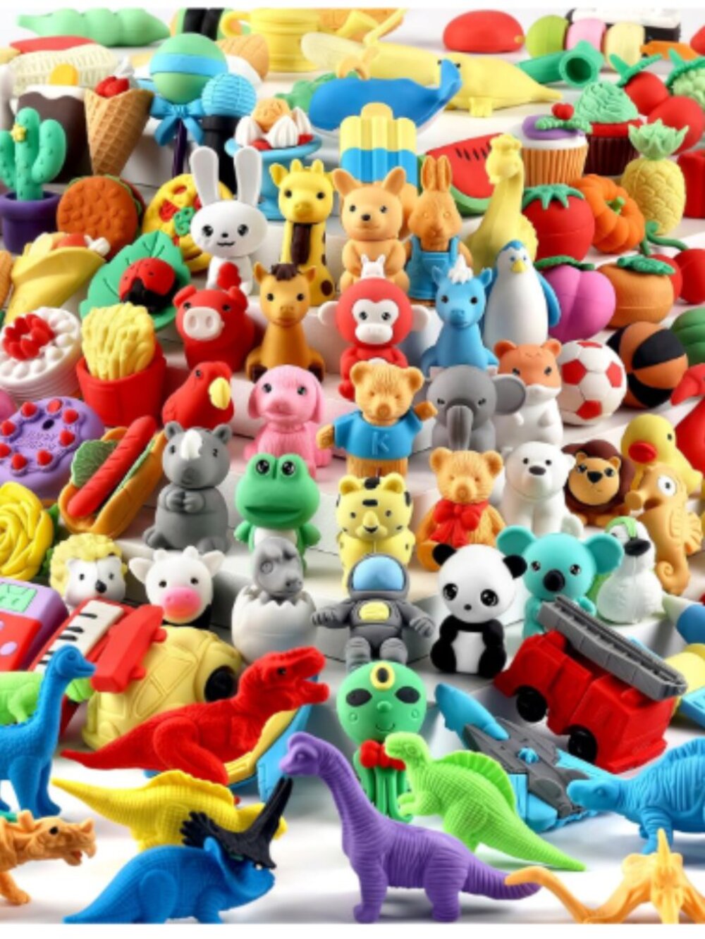 Miniature School Erasers